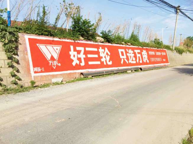 萬(wàn)虎三輪車城固縣（手繪）墻體廣告精選近景照片1.JPG