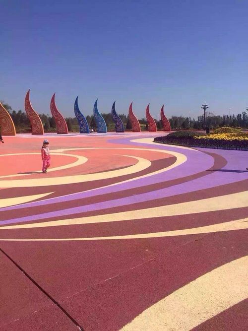 彩色透水混凝土地坪材料 陕西艺术透水地坪厂家