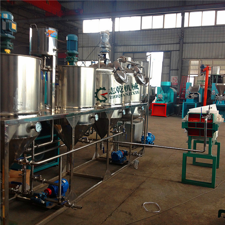 茶籽油精炼设备,油脂浸出精炼设备,色拉油精炼生产线