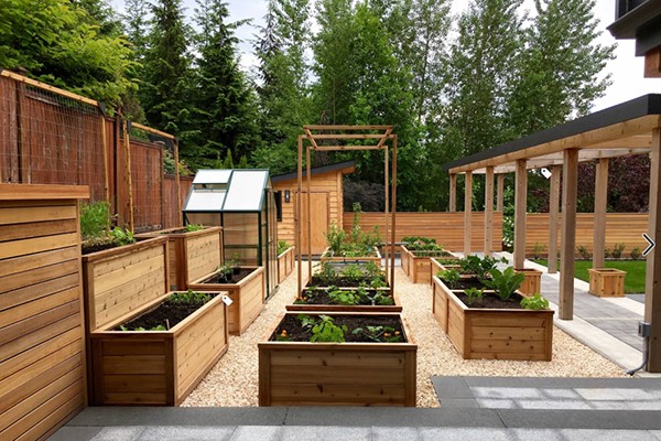 diy设计露台菜园既能观赏又能吃到有机菜