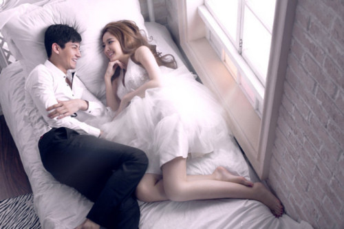 性感婚纱照片欣赏 如何让婚纱照性感却不暴露