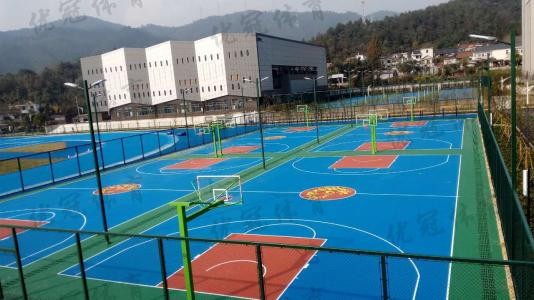 南昌广福镇硅PU篮球场建造，技术保障价格实惠