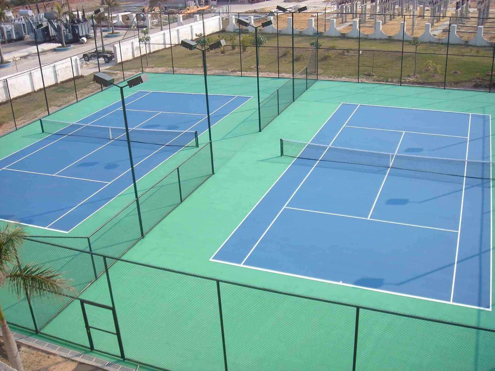 南昌東湖區室內外網球場，南昌內外逼格施工建成