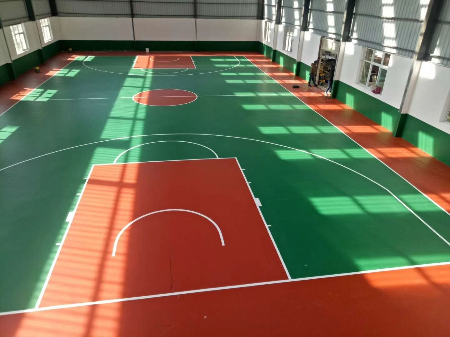 南昌丙烯酸籃球場工程，提供服務