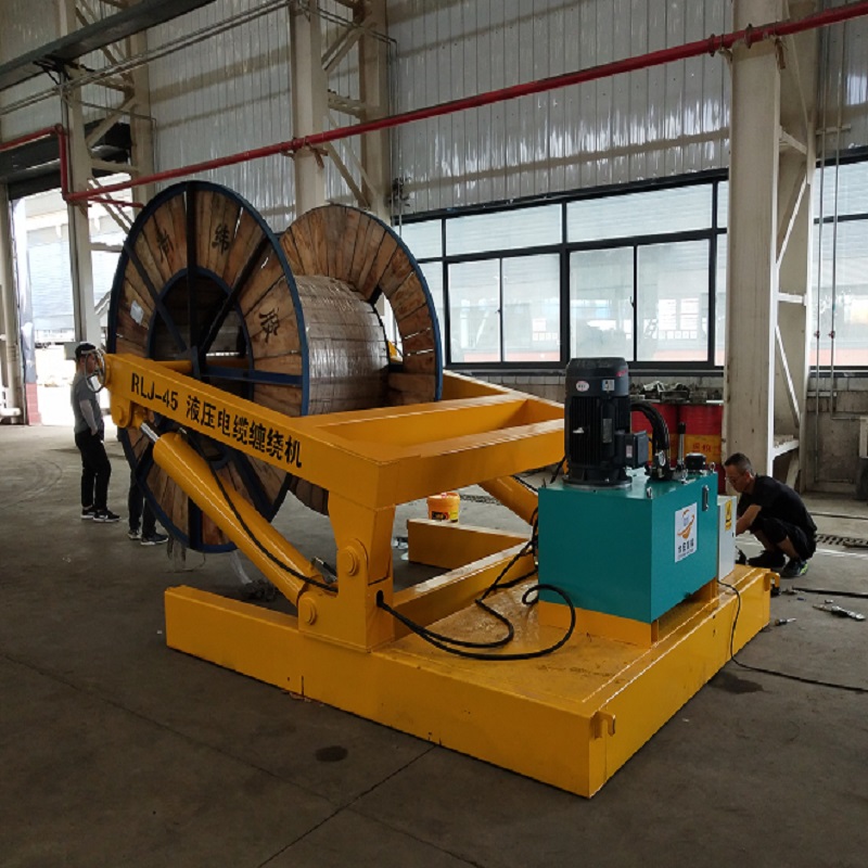 大宏可定制电线缠绕机,电缆打包机线盘缠绕机