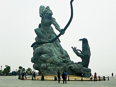 成都青白江区广场雕塑供应商，造型别致，做工精细