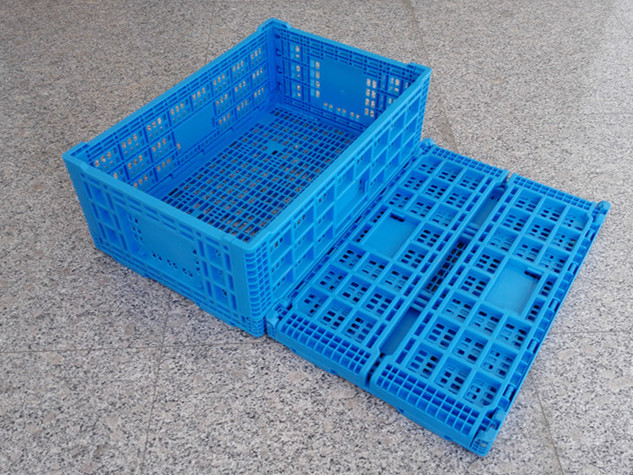 透明折叠箱塑胶折叠筐便利店折叠筐