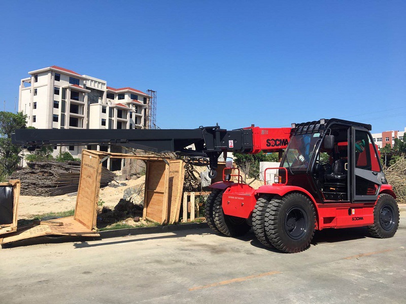 装卸石材炮车福建泉州hnt型伸缩臂石材吊装车炮车