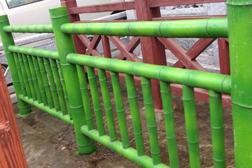 陕西仿竹子护栏供应，牢固耐用，厂家直销