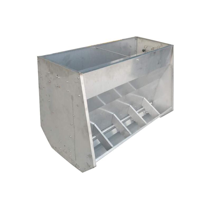 猪用料槽育肥料槽喂猪食槽大猪食槽小猪食槽不锈钢料槽厂家直销