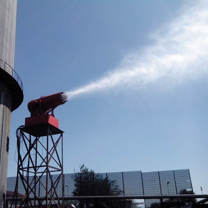 远程控制射雾器全自动静电吸附煤场除尘雾炮机