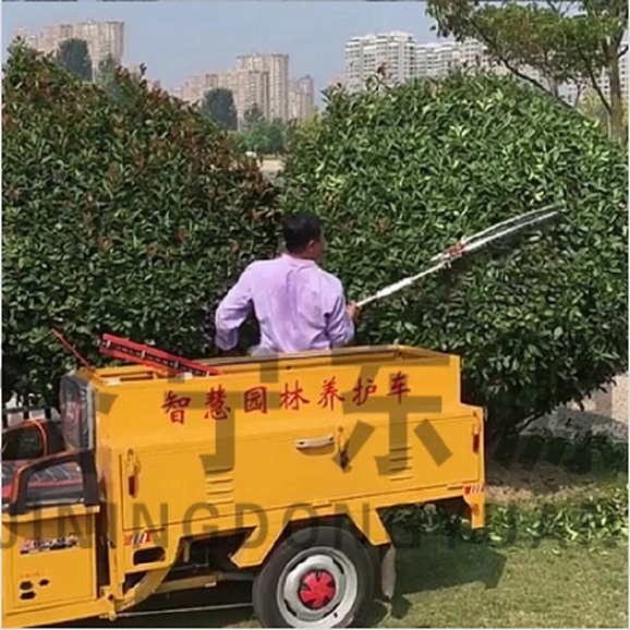 63_山東東源供應球形綠籬修剪機,手持式園林養護修剪車_濟寧東源機械