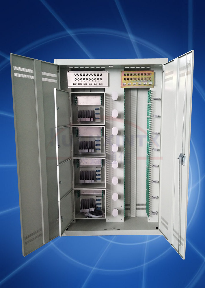 288芯odf光纤配线柜四网合一图片