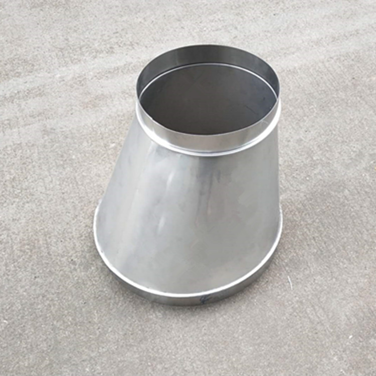 变径天方地圆转圆三通,不锈钢大小头风管弯头加工定做