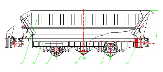 ydcc46底侧卸式矿车量大价优4立方底侧卸式矿车