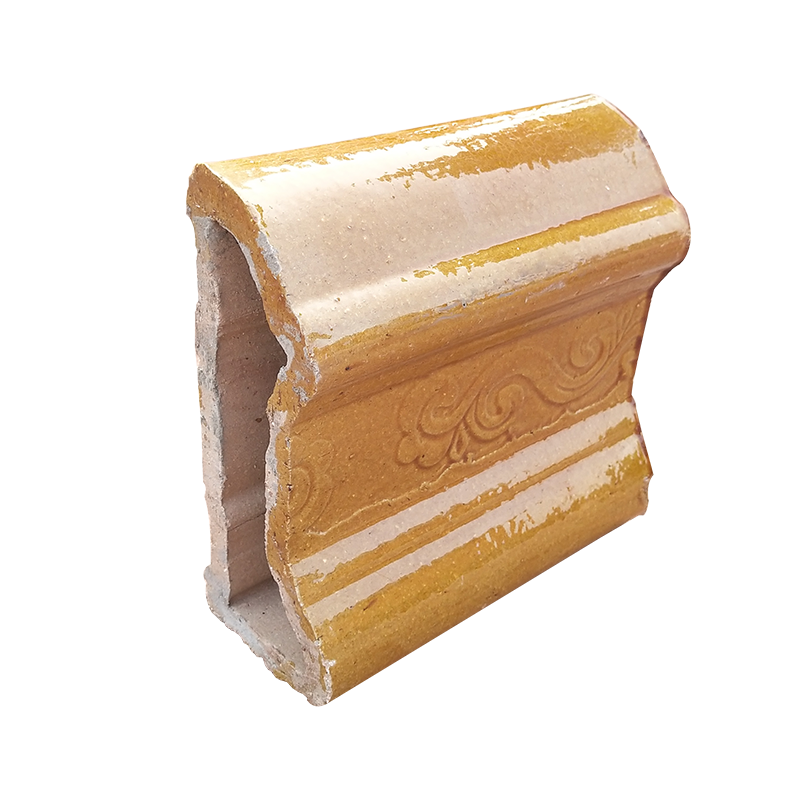 厂家批发筒花脊半边脊玉带脊手工脊青灰瓦筒瓦滴水挑角