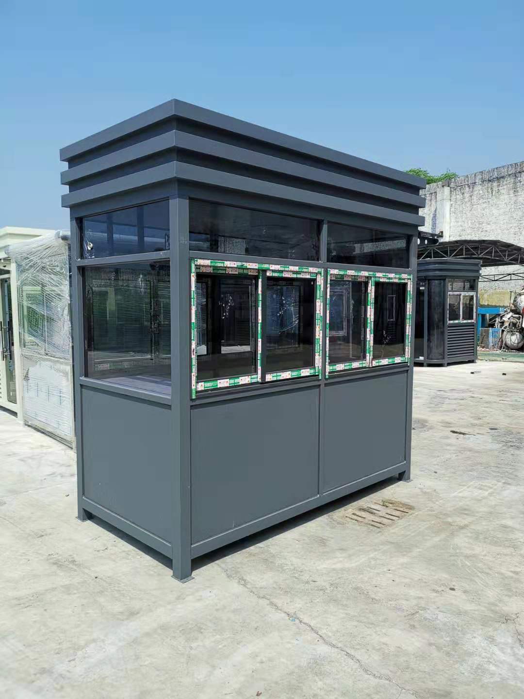 越秀保安亭厂家,门卫值班岗亭定做,安装收费岗亭