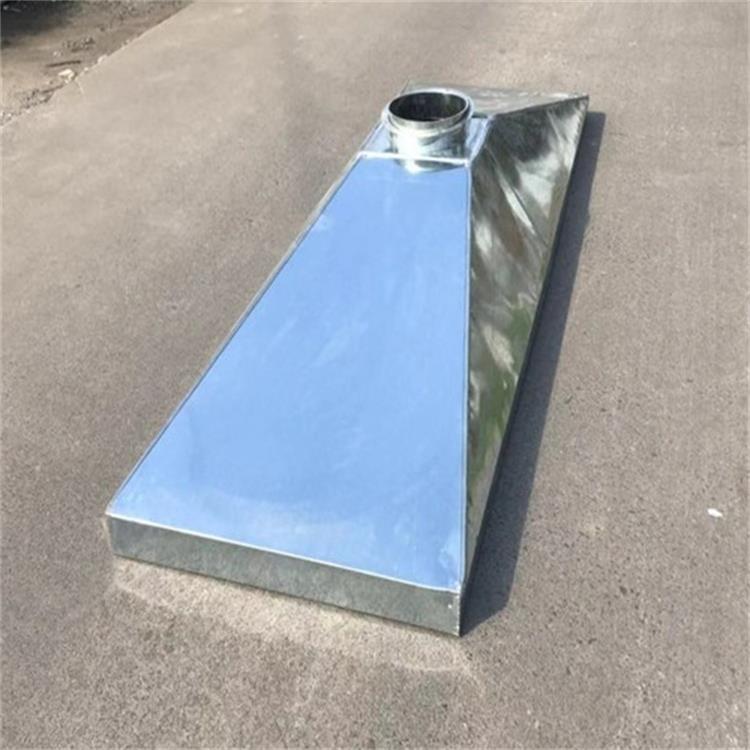 广西白铁皮排烟管厂家制作dn300圆口螺旋风管