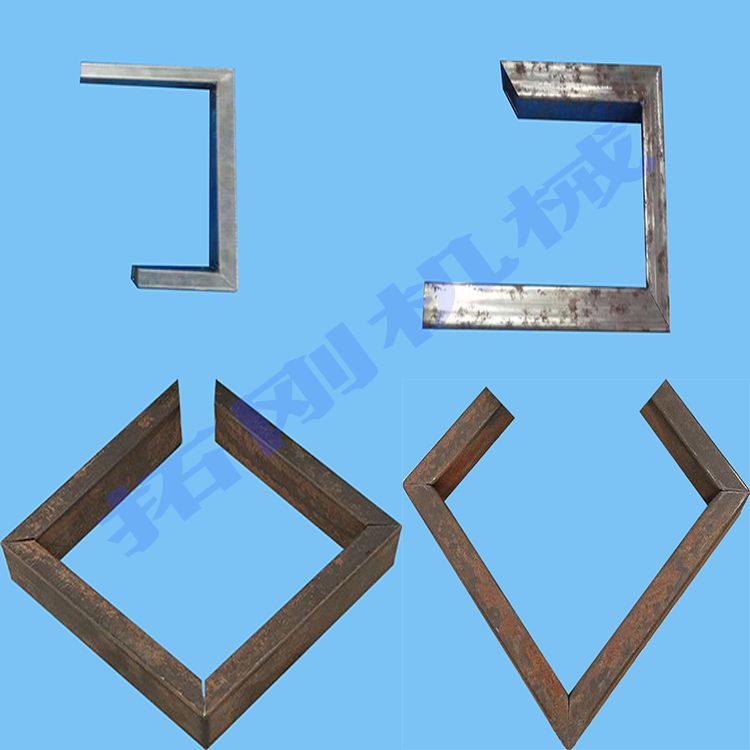 100缸工位冲孔液压机拓刚机械设备方管打孔切角神器