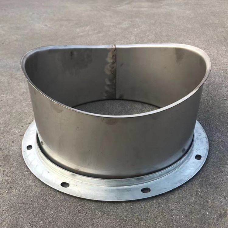 阳江风管厂家提供304不锈钢螺旋风管法兰弯头密性好