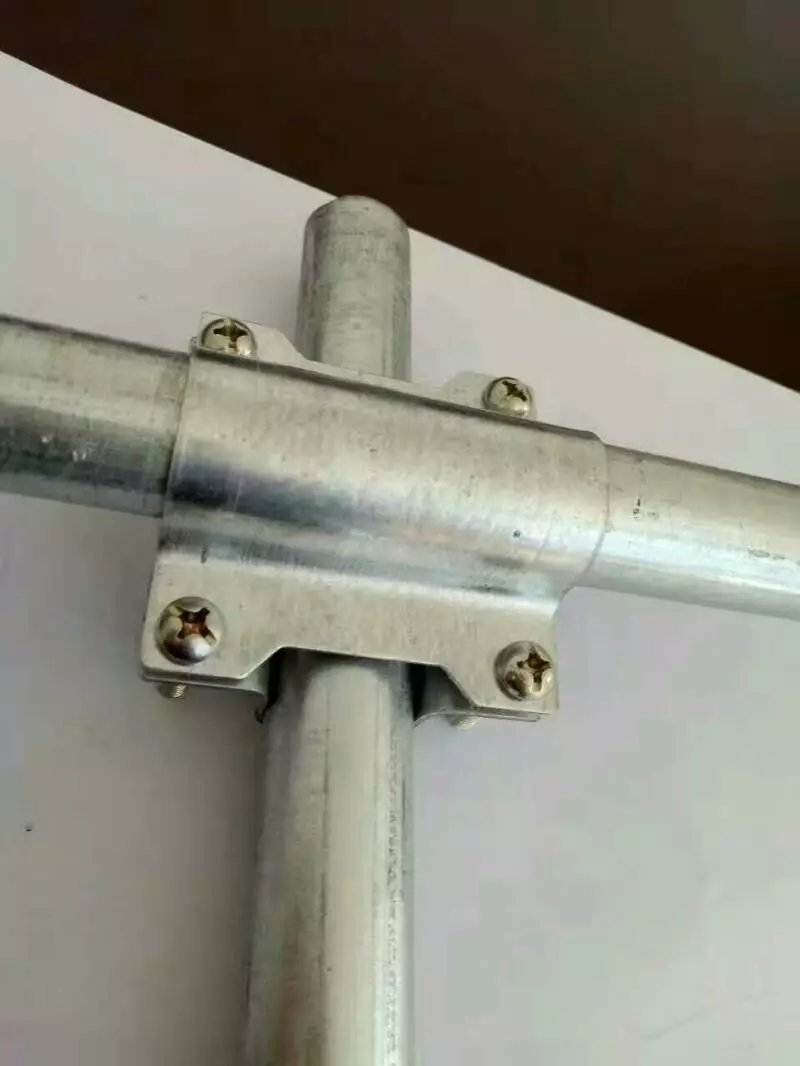 沧州大棚配件大棚圆管十字卡热镀锌大棚配件厂家直销