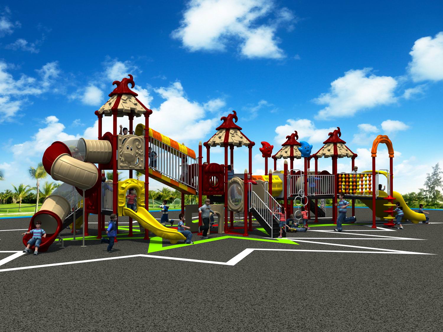 海南幼儿园滑梯幼儿园滑梯厂家小区户外儿童滑梯设计