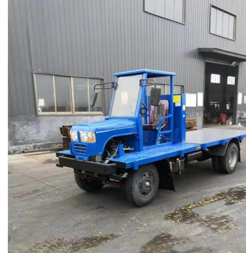 山路载重王农用拉麻竹四驱拖拉机柴油断气刹四轮车