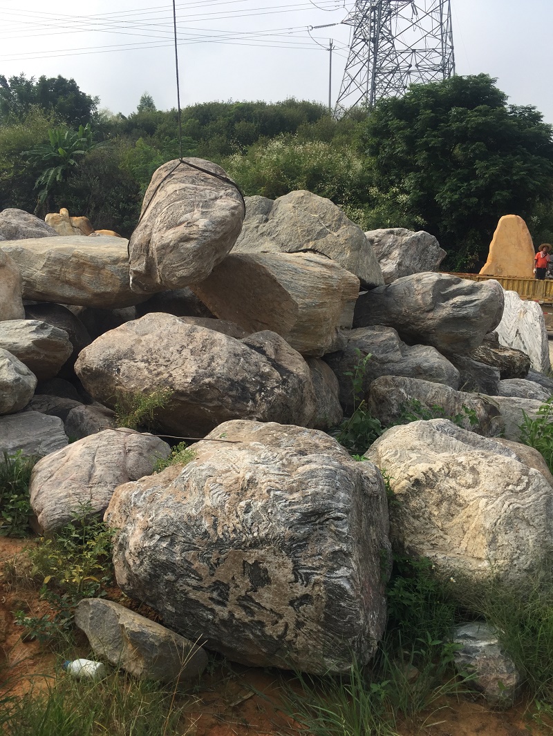 24_户外风景泰山石原石,网上直批大小园林景观石_英德市英城晨耀奇石