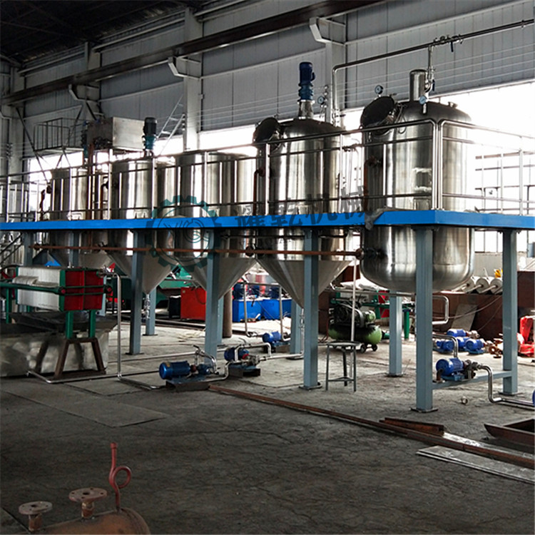 河南耀乾年产五十万吨精炼油设备油脂提炼机炼油设备