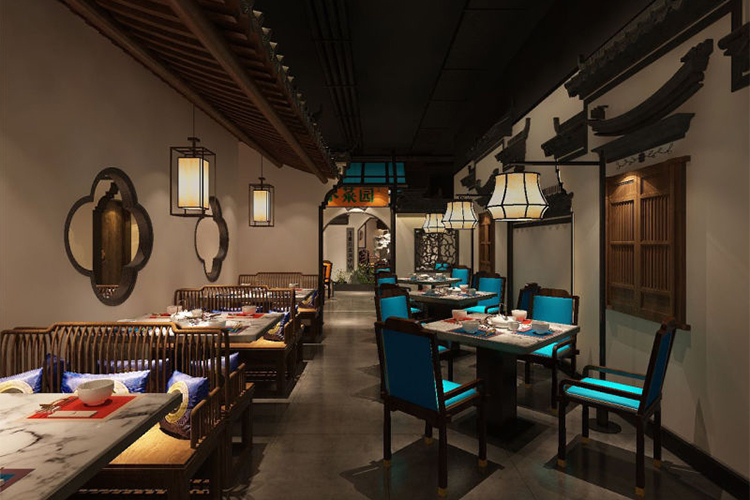 合肥徽菜馆装修设计打造古韵十足的徽派风味菜馆