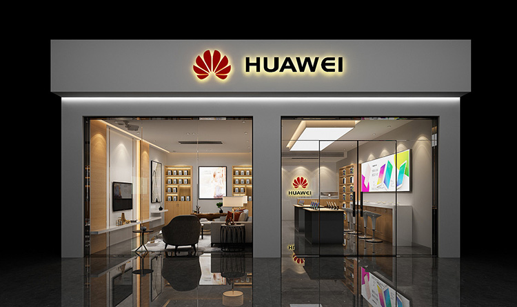 合肥手机店装修,简洁明亮而具有科技感让店铺更抢眼