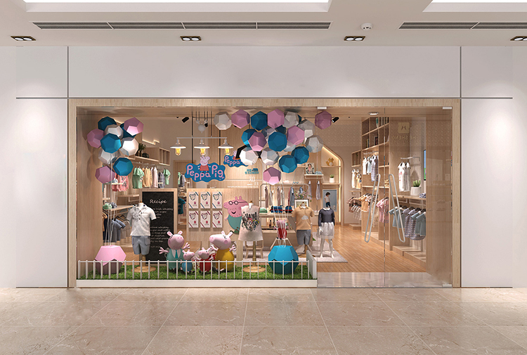 合肥童装店装修设计,注重颜值,让小顾客一见钟情