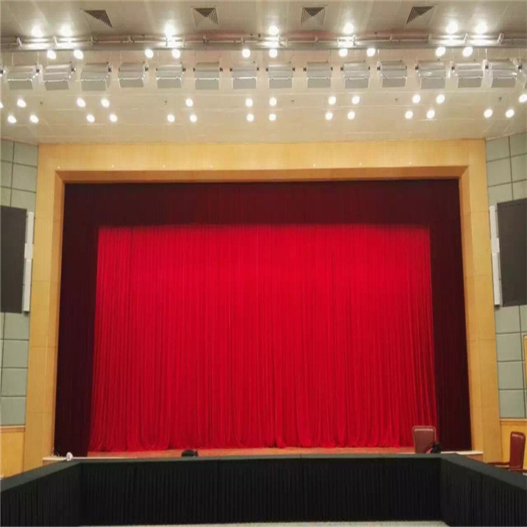 青岛定做舞台幕阻燃幕布礼堂幕布会议室幕布批发金丝绒意大利绒