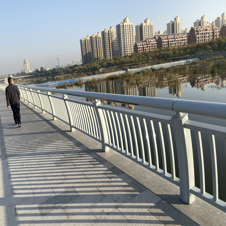 惠州河道栈道栏杆看图定制桥梁防撞护栏价格桥侧保护栏