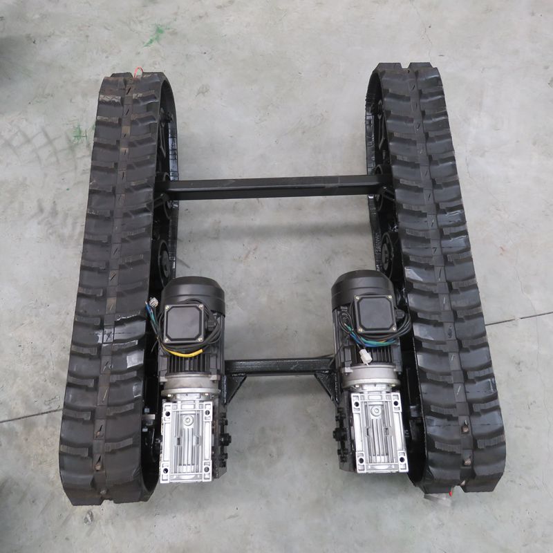 橡胶履带小型挖机用履带底盘