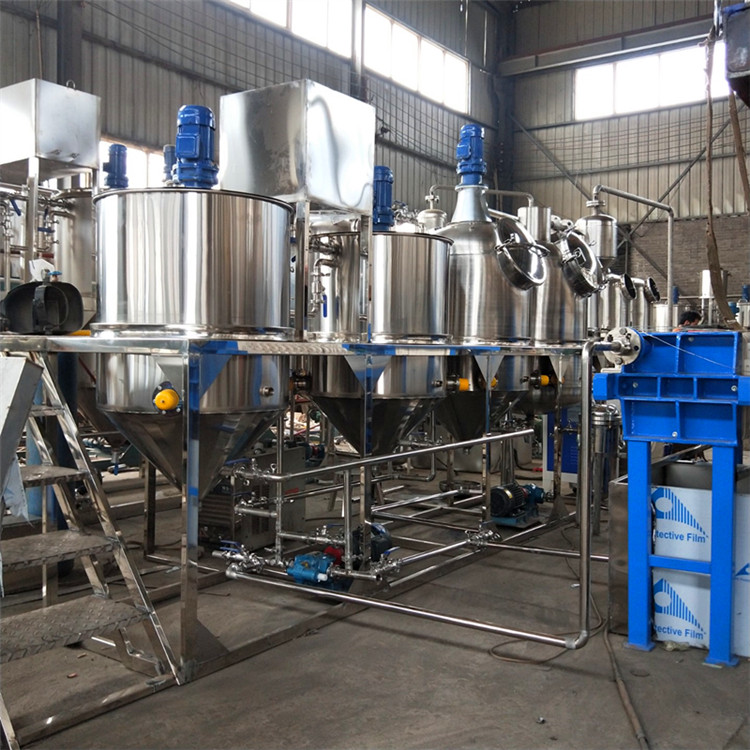 榨油坊精炼机两罐食用油精炼设备花生菜籽加工设备