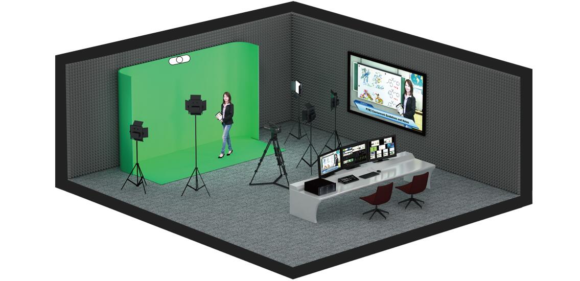 4k慕课室搭建,一键式自助录课,学校网课制作系统