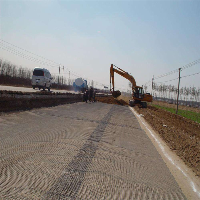河北沧州养殖软土路基双向塑料土工格栅