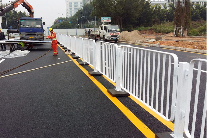 中山桥底护栏珠海渔女市政隔离栅路侧市政围栏