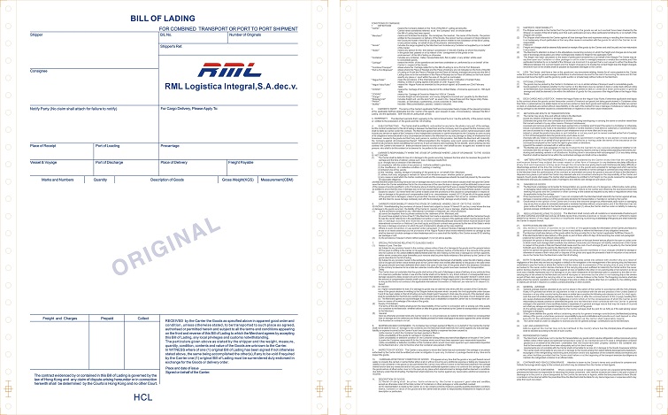 我司提供有多种提单版本及海运条款背书,能够适用于大多数货代公司的
